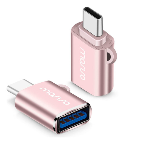 Mosiso Usb C A Usb Adaptador De 2 Unidades, Usb Tipo C A Con