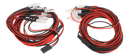 Kit De Iluminación Rc De 8 Led, Juego De 2 Luces De Coche Un
