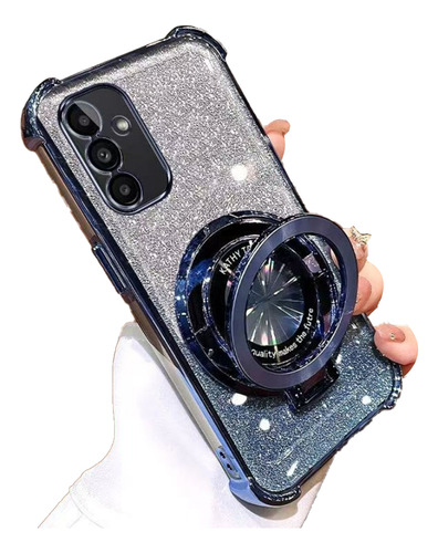 Brillo Funda Para Samsung Galaxy Esquinas Reforzadas+soporte