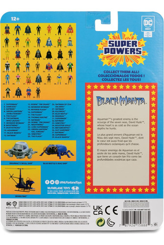 Mcfarlane Toys - Dc Super Powers Black Manta (black Suit) 4.