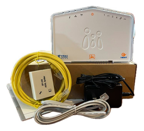 Modem Router Wifi Zte Completo 3 En 1 Intenet
