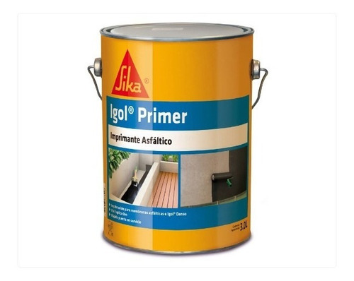 Sika Igol Primer Imprimante Asfaltico 3 Litros