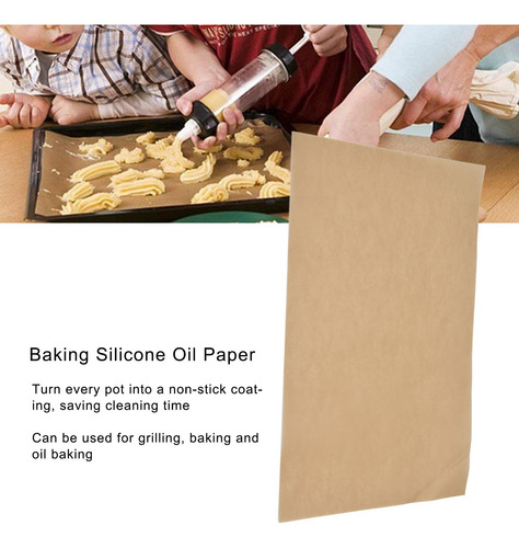 Assando O Papel De Óleo De Silicone Antiaderente Para Cozinh