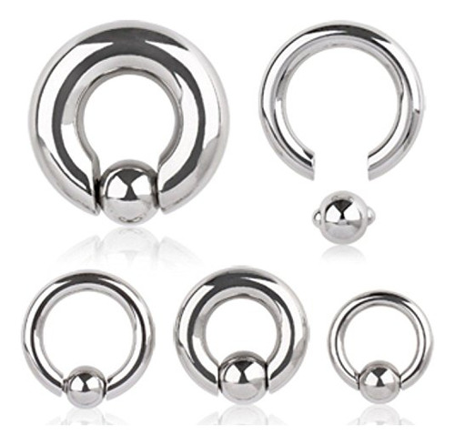 Aros - Captive Bead Ring Spring Action Easy Pop Out 316l Sur