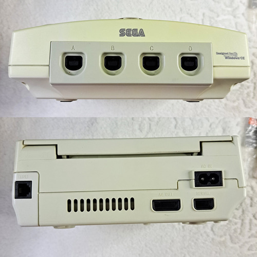 Console Dreamcast Japonês Completo Com Serial Batendo. Em Óimo Estado. Com Jogo Zombie Revenge. Sega Branco (Usado)