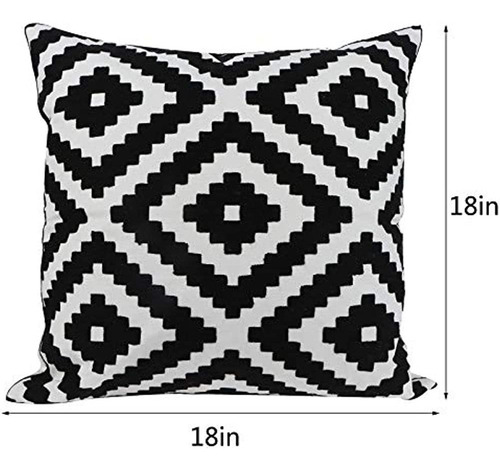 Ioffersuper 2pack Throw Pillow Covers 18x18 Pulgadas Simple