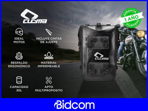 Mochila Y Bolso Con Kit De Correas De Ajuste Ideal Motos