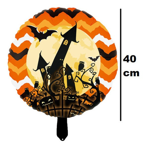 Globos Decoracion Halloween Fantasma Vampiro Telaraña Jack