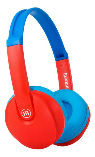 Auriculares De Niños Maxell Inalámbricos C/microfono Rojo