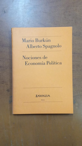 Nociones De Economía Política-mario Burkún-libreria Merlin