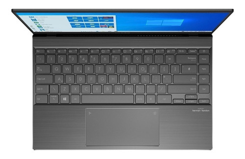 Imagen 3 de 4 de Notebook Asus ZenBook Q408UG light gray 14", AMD Ryzen 5 5500U 8GB de RAM 256GB SSD, NVIDIA GeForce MX450 1920x1080px Windows 10 Home