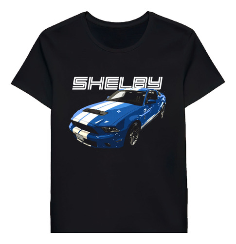 Remera S197 Mustang Gt 5 0l V8 Grabber Blue Car Gt5 94743847