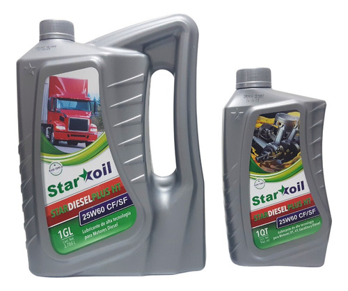 Aceite Star Oil 25w60 Galón + Cuarto Motor Gasolina Y Diesel