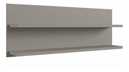 Repisa Estante Flotante Doble 120 Cm Gris