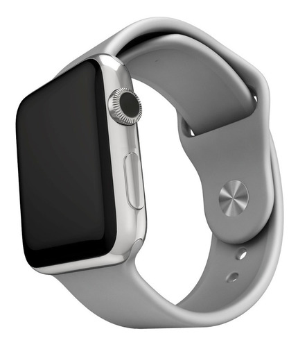 3 Pulseras Silicona Compatible Con Apple Watch Medida 38/40