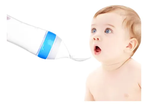 Biberon Con Cuchara En Silicona Para Bebes