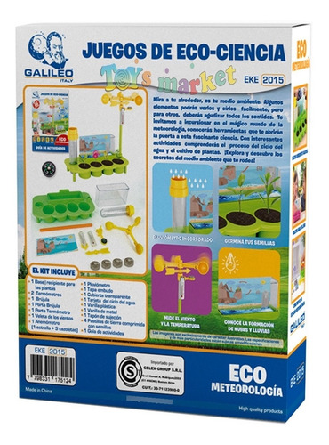 Imagen 4 de 6 de Juego De Ciencia Eco Meteorología Agua Viento Galileo Italy