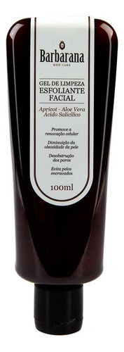 Esfoliante Facial Em Gel Com Aloe Vera 100g Barbarana Momento De Aplicação Dia/noite Tipo De Pele Todo Tipo De Pele