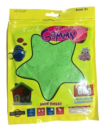 Pack 24 Masas Funny Gummy Goma Eva Slime / Lhua Store