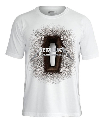 Camiseta Stamp Metallica Death Magnetic Ts1477