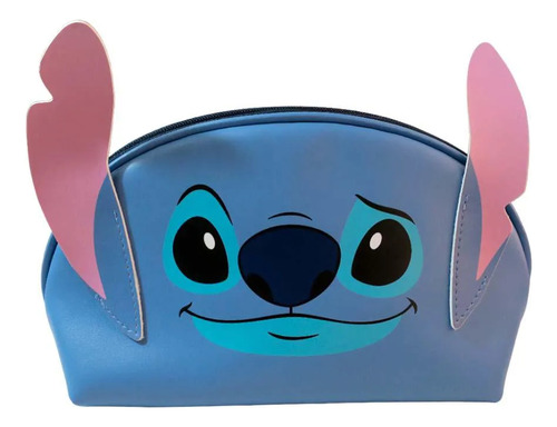 Necessaire Viagem Com Aplique Stitch Disney
