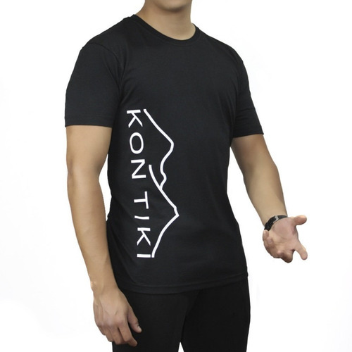 Playera Outdoor Kon Tiki Lateral Pllaten00h Negro Hombre