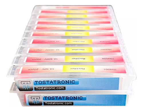 Kit Diodos Tostatronic 16 (220 Piezas) Rectificadores, Etc