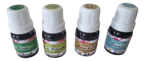Kit 4 Essências 10ml - Floral + Cítrico