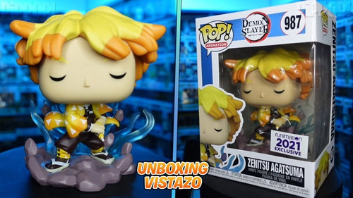 Funko Pop Zenitsu Agatsuma Funimation 987 Demon Slayer