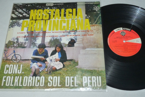 Jch- Conj. Folklorico Sol Del Peru Huaynos Lp