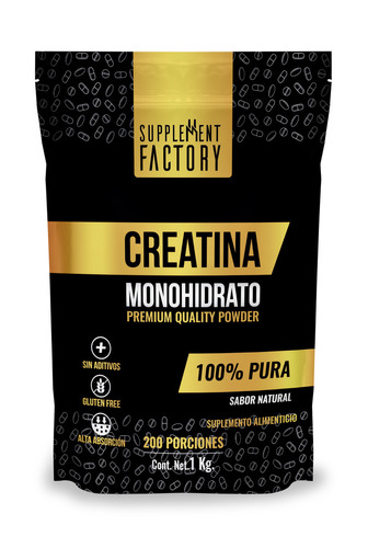 Creatina Monohidratada Pura 1 Kg Sabor Natural