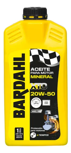 Kit Aceite 20w50 Xtc Bardahl 1lts X 12 Uni