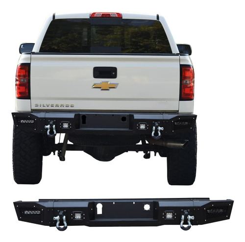 Vijay Parachoque Trasero Para Chevy Silverado 1500 Gmc 2 Luz