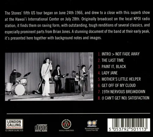 Rolling Stones Honolulu 1966 Cd