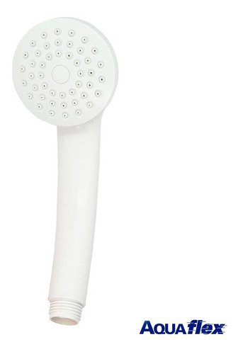 Ducha De Mano Blanca Soporte Y Flexible 8021w S5 Aquaflex