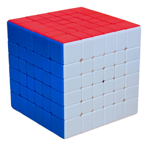 Cubo Mágico Profissional 6x6x6 Estrutura Colorido