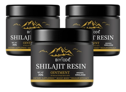 Shilajit Orgánico Orgánico Natural Del Himalaya, 3 Unidades