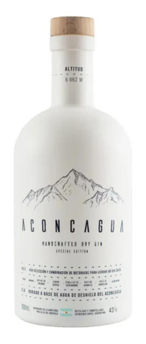 Gin Aconcagua Blanco De Cardamomo Y Lemon Grass 750ml Oferta