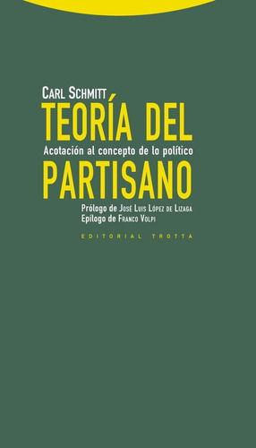 Teoria Del Partisano - Carl Schmitt