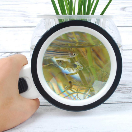 Magnification 30x Round Lens Magnifier Handheld For .