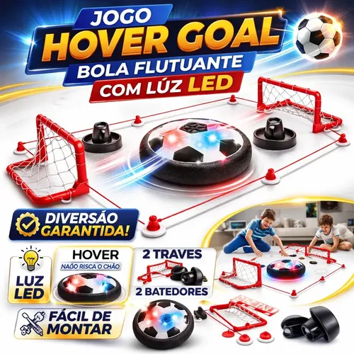 Jogo Hover Ball Hockey Futebol De Mesa Led Zoop Toys | MercadoLivre