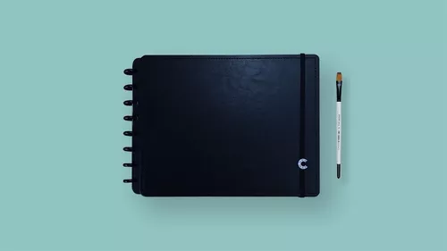 Sketchbook A4 Caderno Inteligente Black Com 30 Folhas 140gr