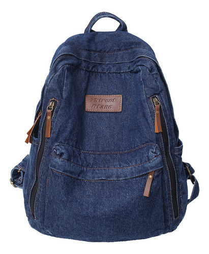 Bolso De Hombro De Gran Capacidad Schoolbag, Mochilas Vaquer