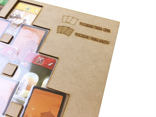 Playmat Em Mdf Para 7 Wonders Duel - Com Case