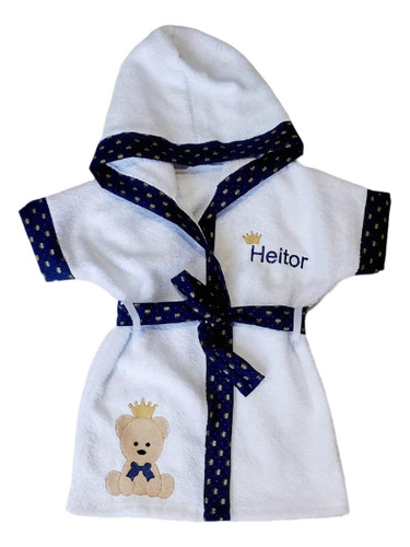 Roupão Infantil Para Bebê Personalizado