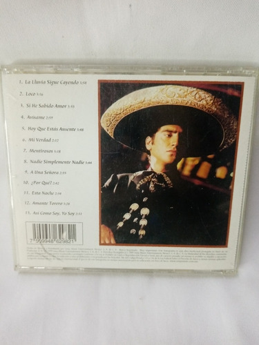 3 Cd's Uno Doble Mas Cassette De Alejandro Fernández (Usado)