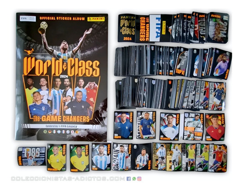 Panini World Class 2024 Figuritas Argentina A Elección Messi Nicolás Otamendi Jugador