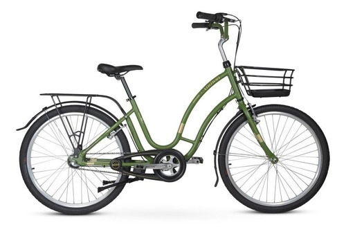 Bicicleta Aro 26 Nathor Anthon Verde Militar - Adulto Tamanho do quadro 21