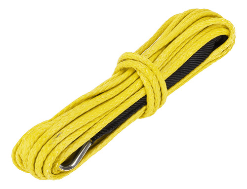 Cable Sintético Yellow Winch Line De 15 M, 7700 Libras, Nail
