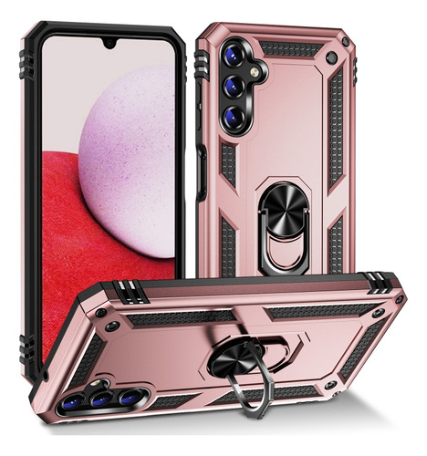 Funda Uso Rudo Shockproof Para Galaxy A14 4g/ 5g + Cristal